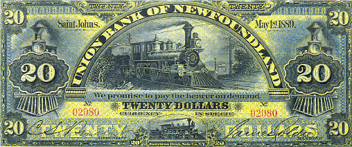 1889 Twenty Dollar Note