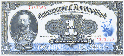 1920 One Dollar Note